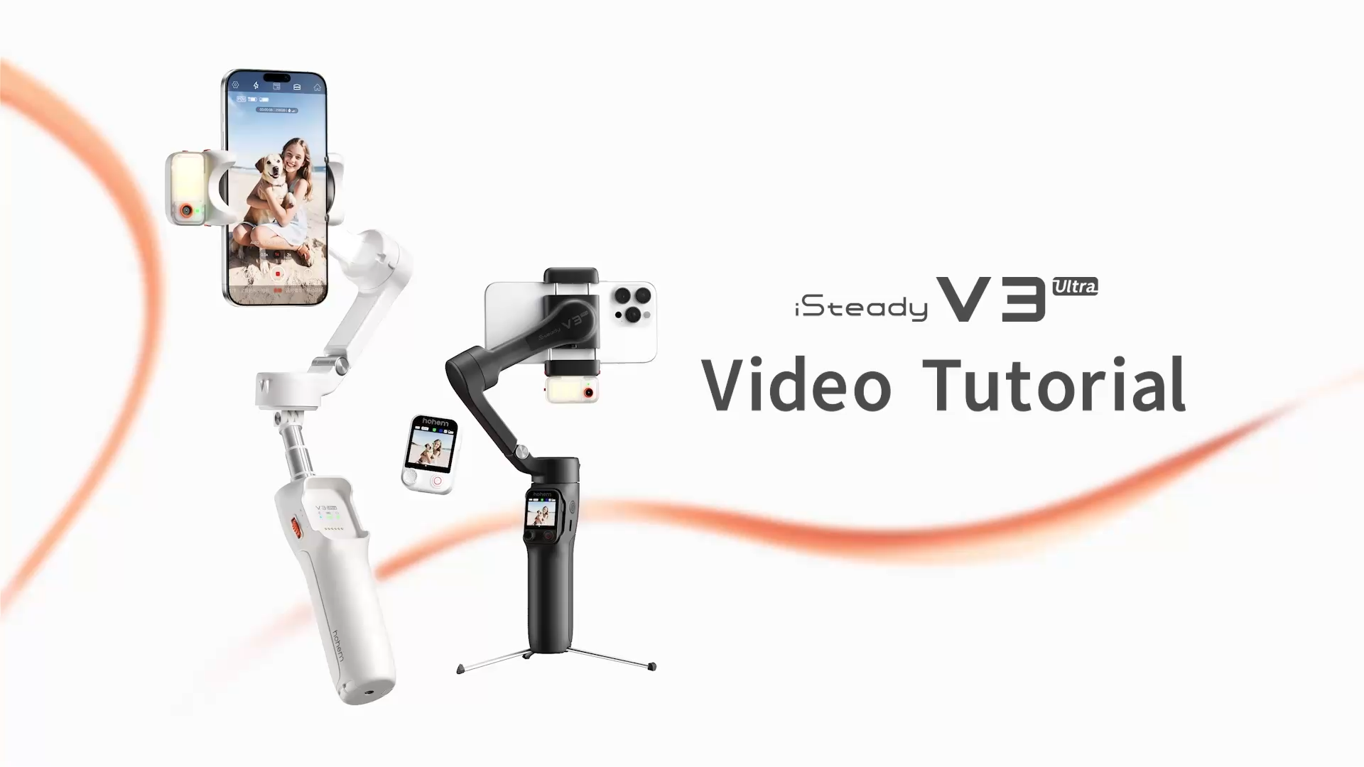 hohem V3 Ultra スタビライザー・ジンバル 428g hohem iSteady V3 Ultra Gimbal Stabilizer for iPhone,Phone Gimbal